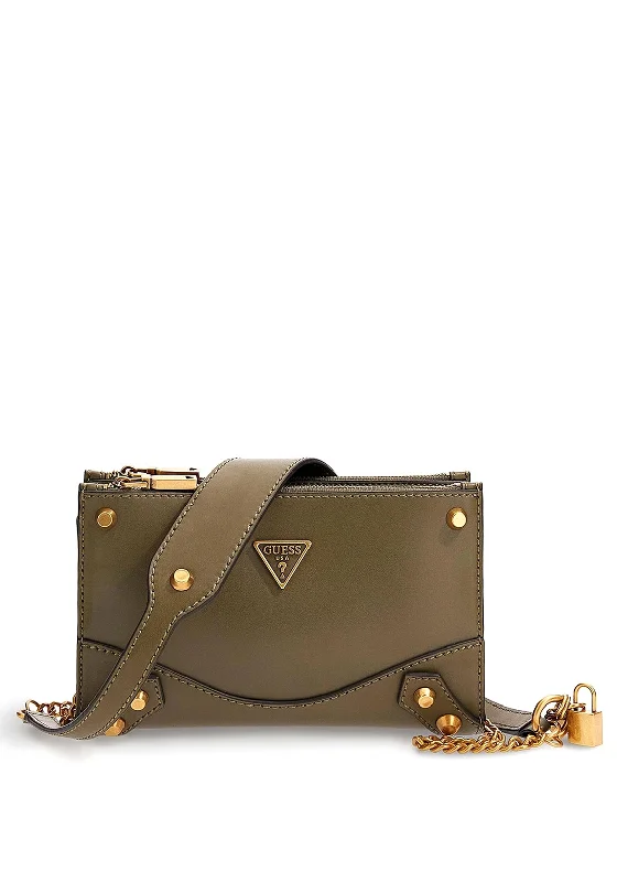 Guess Amantea Crossbody Bag, Olive