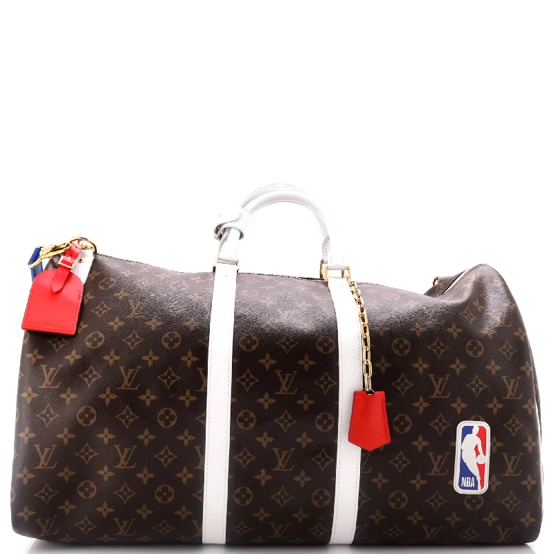 x NBA Basketball Keepall Bandouliere Bag Monogram Canvas 55