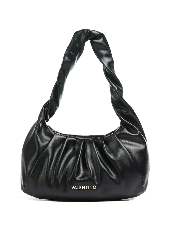 Valentino Lake Quilted Shoulder Bag, Black