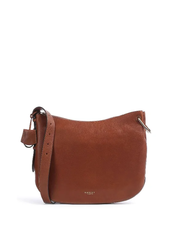 Radley Acorn Medium Zip Top Crossbody, Tan