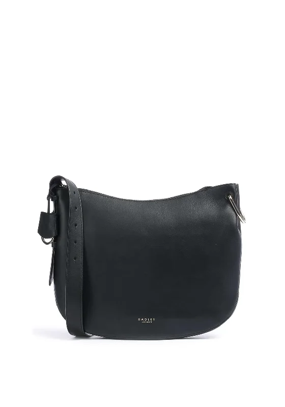 Radley Acorn Medium Zip Top Crossbody, Black