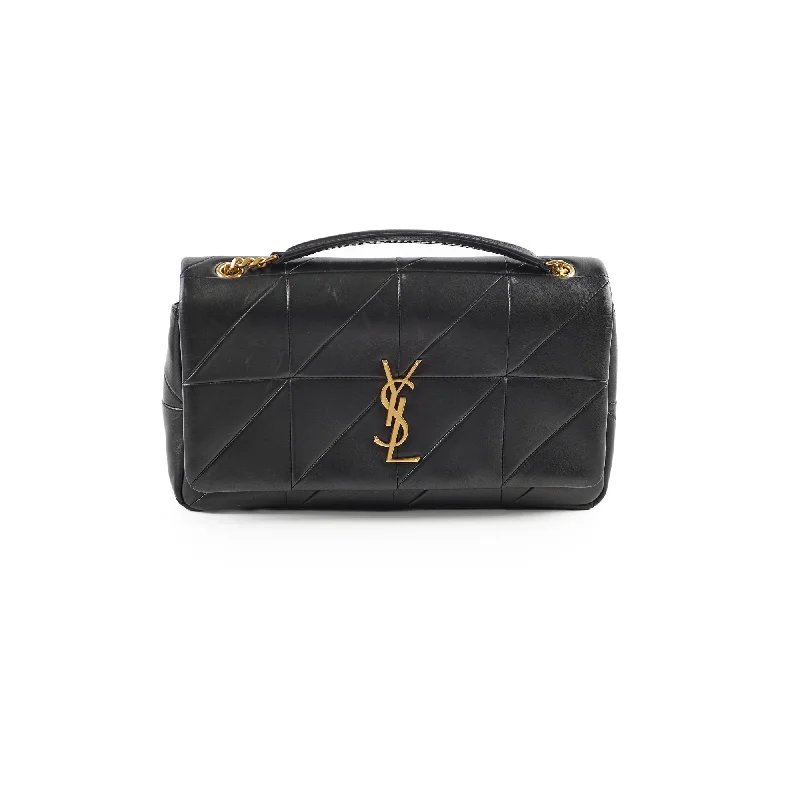 Saint Laurent Jamie Medium Black Shoulder Bag