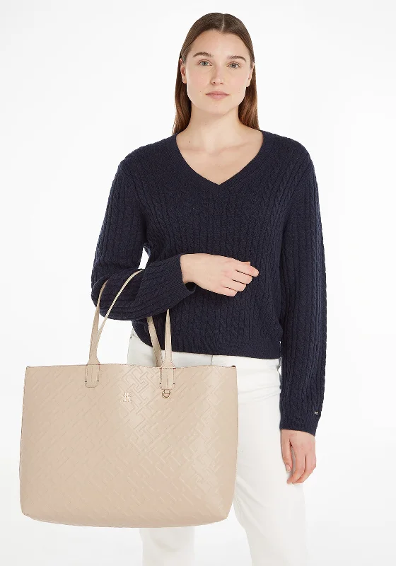 Tommy Hilfiger Iconic Monogram Tote Bag, Acorn