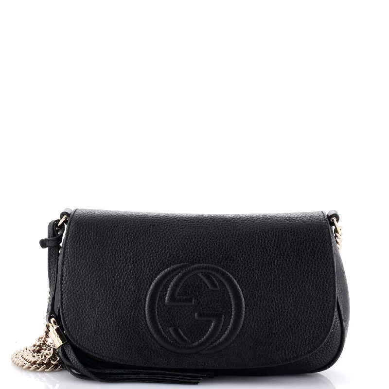 Soho Chain Crossbody Bag Leather Medium