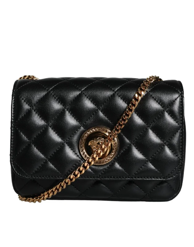 Versace  Lambskin Leather Crossbody Shoulder Women's Bag