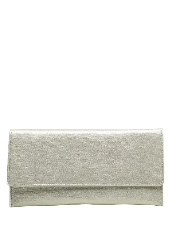 Menbur Clutch Bag, Silver