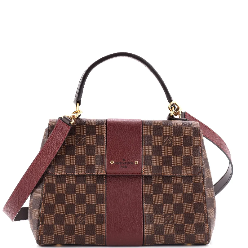 Bond Street Handbag Damier with Leather MM