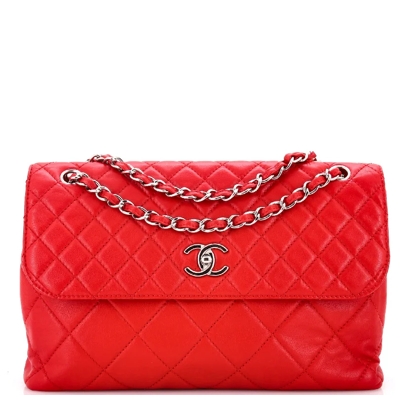 In The Business Flap Bag Quilted Calfskin Maxi