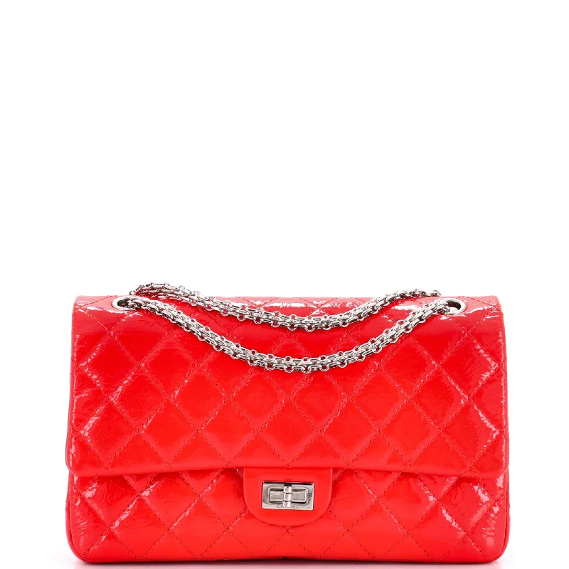 Reissue 2.55 Flap Bag Quilted Crinkled Patent 225