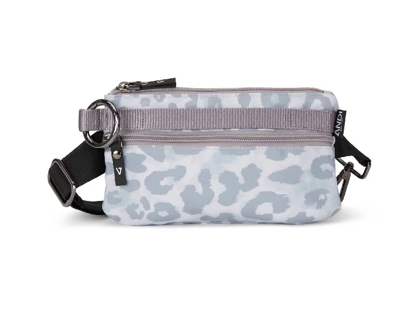 Urban Crossbody Bag In White Leopard