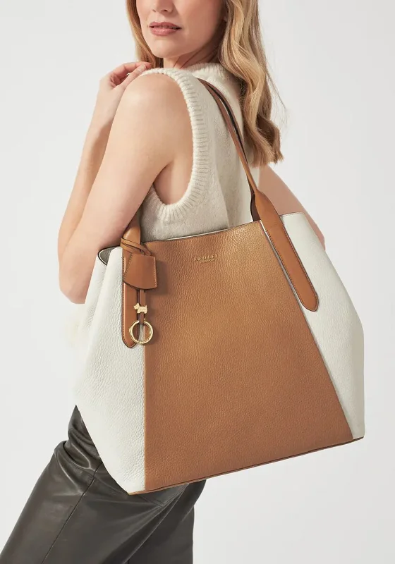 Radley Baylis Road Colour Block Tote Bag, Light Brown