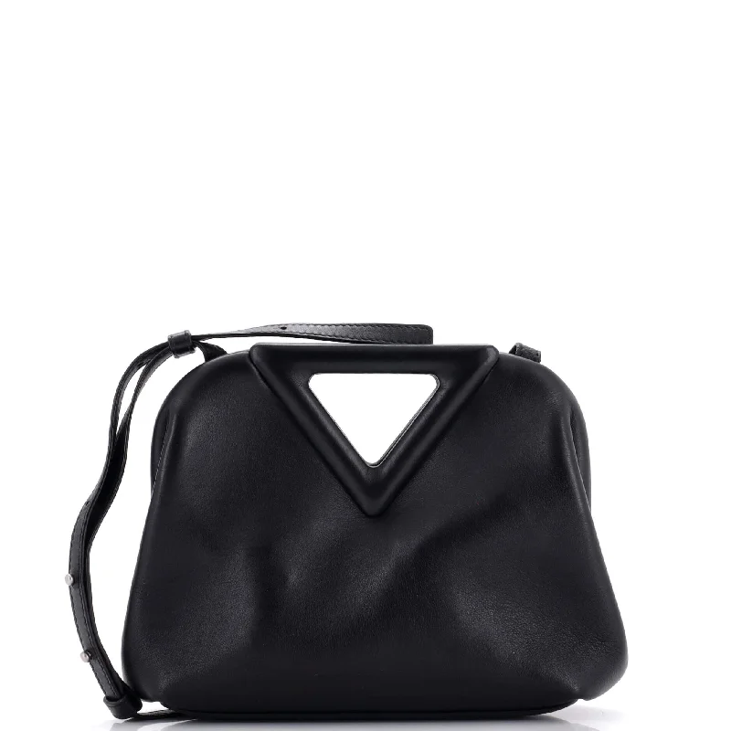 Point Shoulder Bag Leather Small