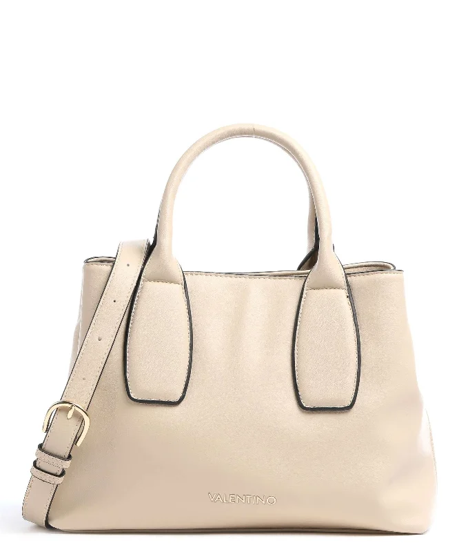 Valentino Handbags Tortillas Grab Bag, Ecru