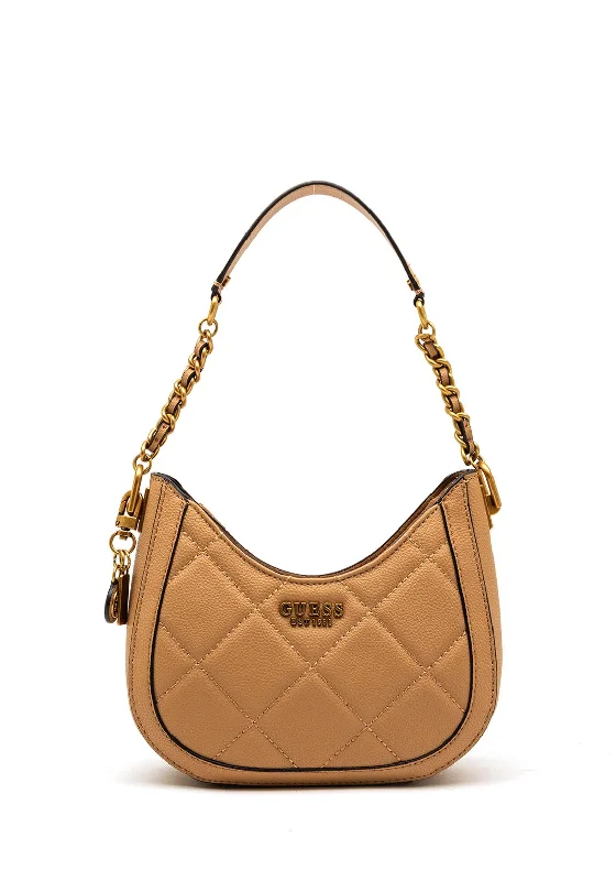 Guess Abey Quilted Hobo Bag, Beige