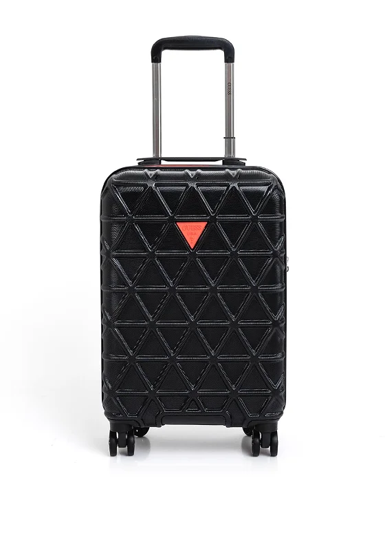 Guess Le Disko Travel 18” 8 Wheel Spinner Suitcase, Black