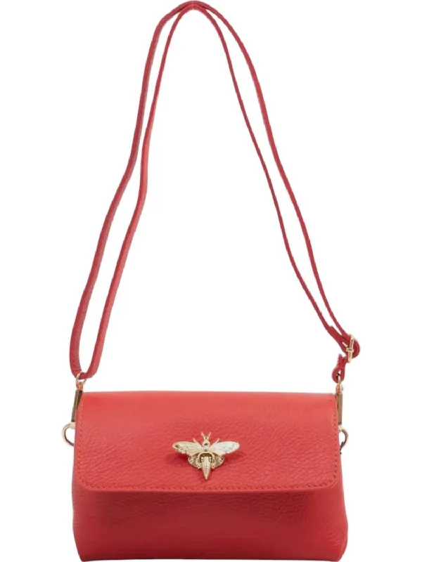 Women's Busy As A Bee Purse Crossbody Bag In Red