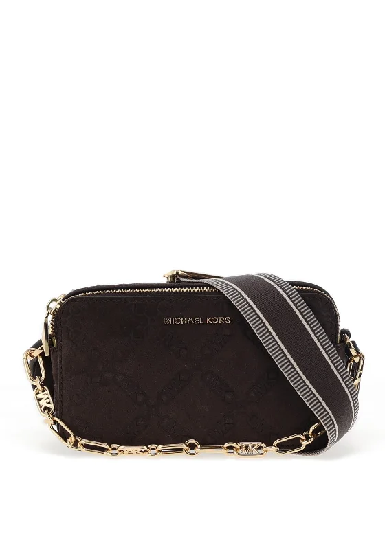 MICHAEL Michael Kors Double Zip Camera Bag, Brown