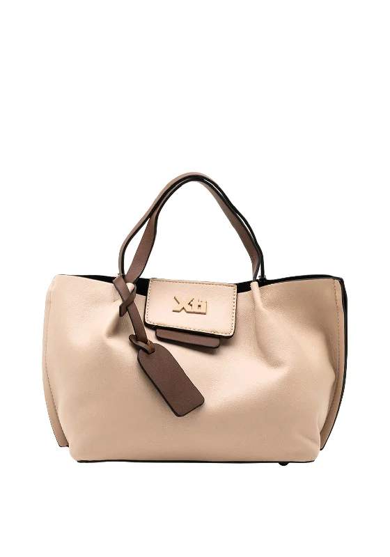 Xti Mini Shopper Bag, Beige