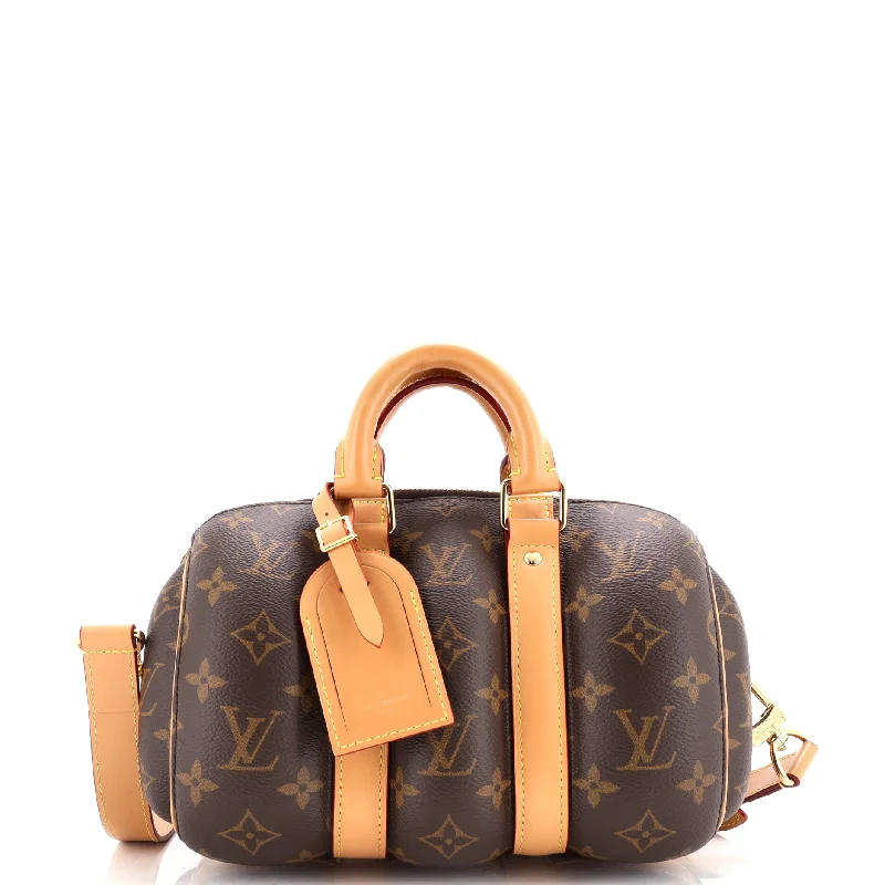 Keepall Bandouliere Bag Blown Up Monogram Canvas 25