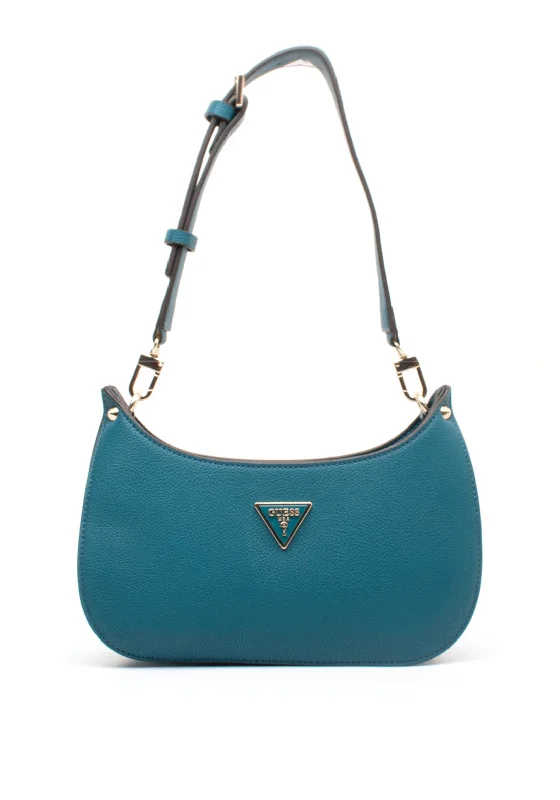 Guess Meridian Mini Top Zip Shoulder Bag, Teal