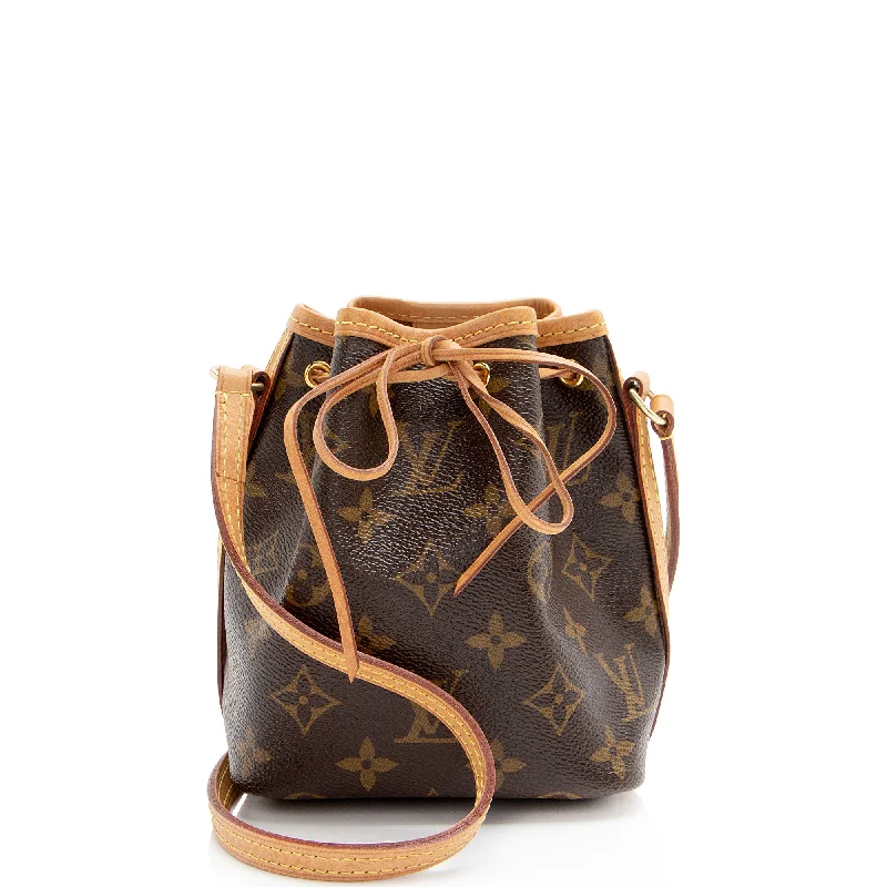 Louis Vuitton Monogram Canvas Nano Noe Shoulder Bag