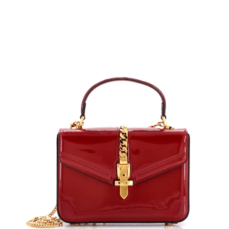 Sylvie 1969 Top Handle Bag Patent Mini