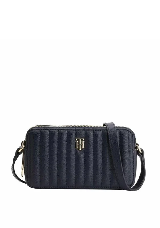 Tommy Hilfiger TH Timeless Quilted Camera Bag, Navy