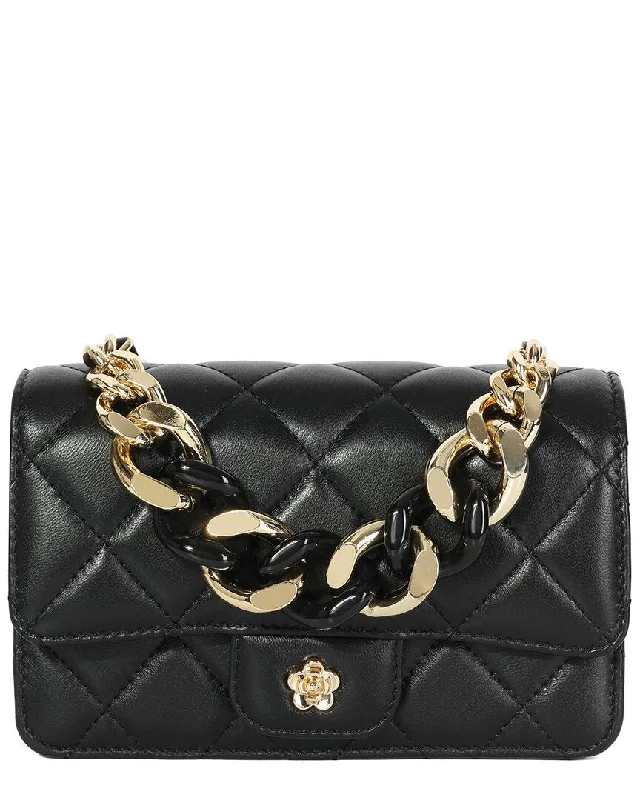 Tiffany & Fred Paris Chain Leather Crossbody