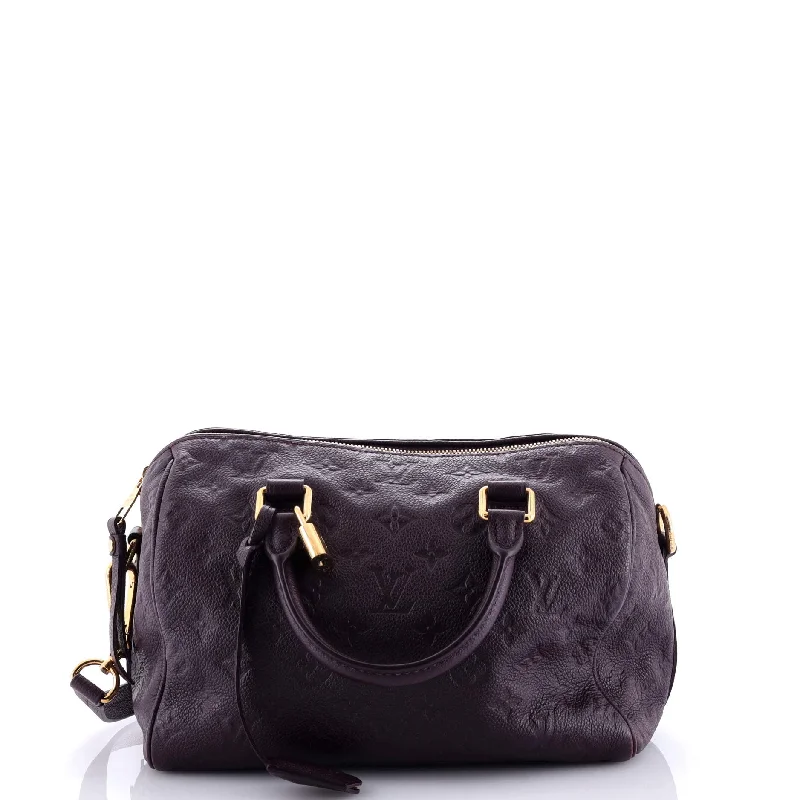 Speedy Bandouliere Bag Monogram Empreinte Leather 25