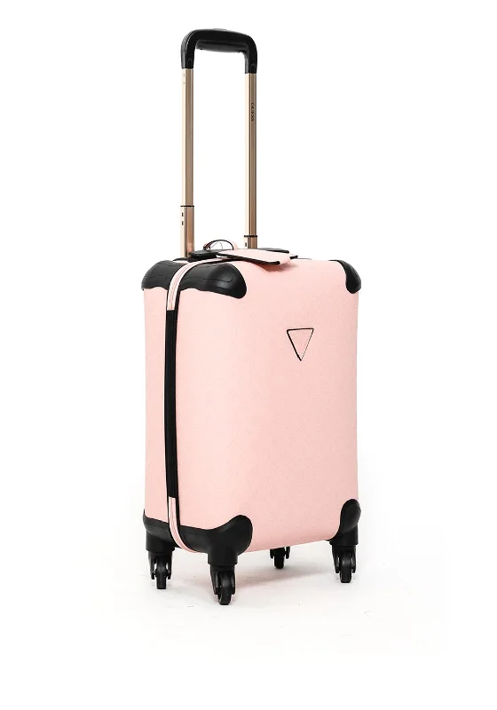 Guess Wilder Travel 4 Wheel Spinner Suitcase, Bright Pink