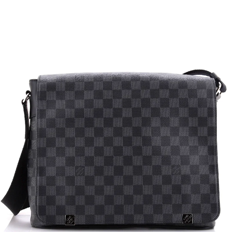 District NM Messenger Bag Damier Graphite GM