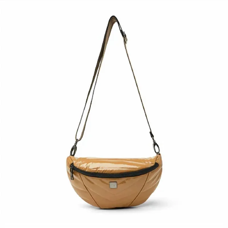 Women's The Little Runaway Bag In Camel Patent