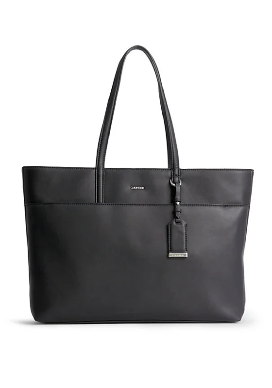 Calvin Klein Large Shopper Tote Bag, Black