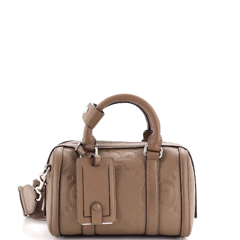 Duffle Bag Jumbo GG Embossed Leather Mini