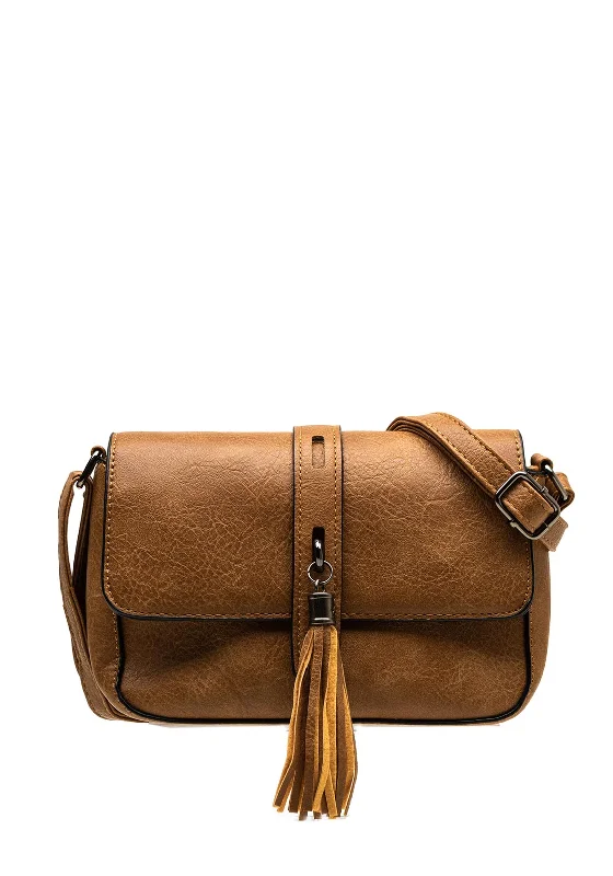 Zen Collection Crossbody Bag, Brown