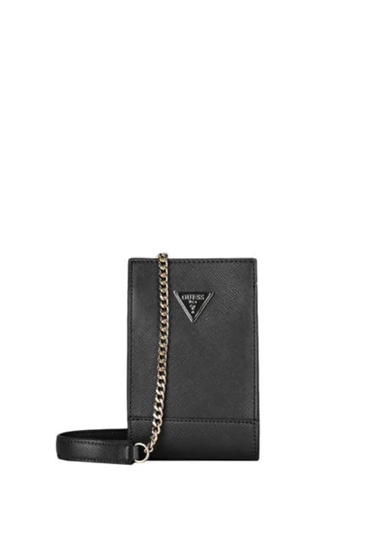 Guess Noelle Mini Smartphone Crossbody, Black