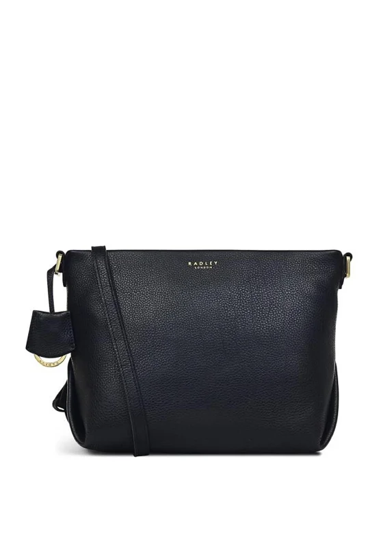 Radley Aster Medium Zip Top Crossbody, Black