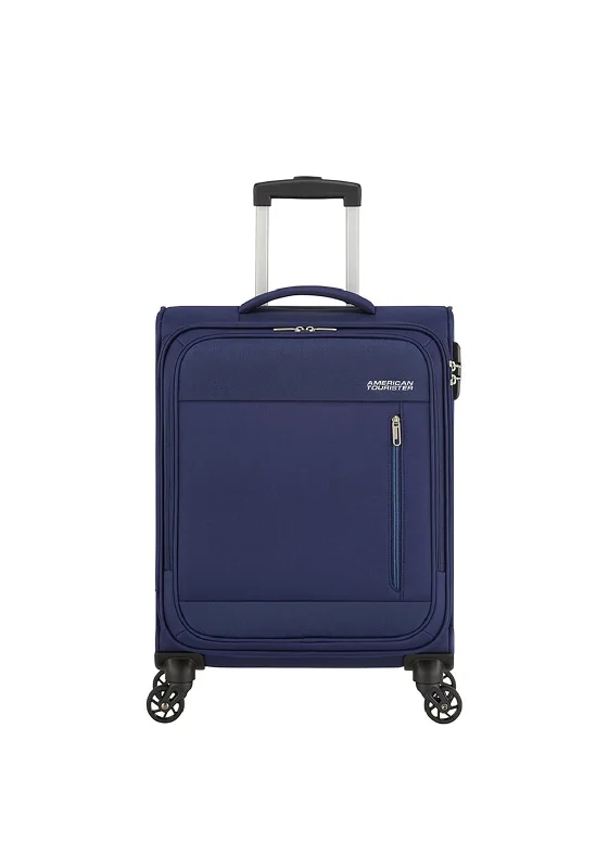 American Tourister Heat Wave Cabin Suitcase, Combat Navy