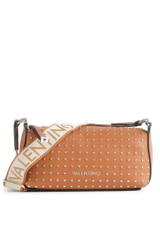 Valentino Song Studded Crossbody Bag, Burnt Orange