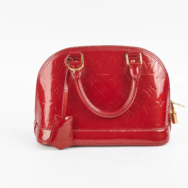 Louis Vuitton Alma BB Vernis Red