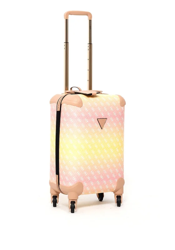 Guess Wilder Travel 4 Wheel Spinner Suitcase, Yellow Ombre