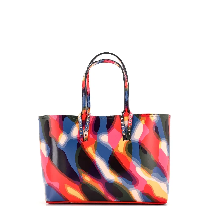 Cabata East West Tote Printed Leather Small