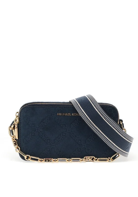 MICHAEL Michael Kors Double Zip Camera Bag, Navy