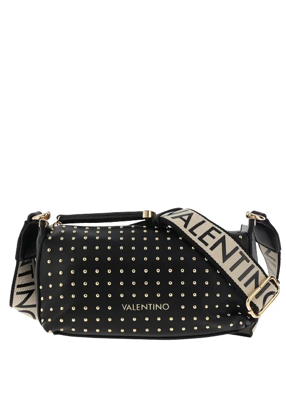 Valentino Handbags Song Studded Crossbody Bag, Nero