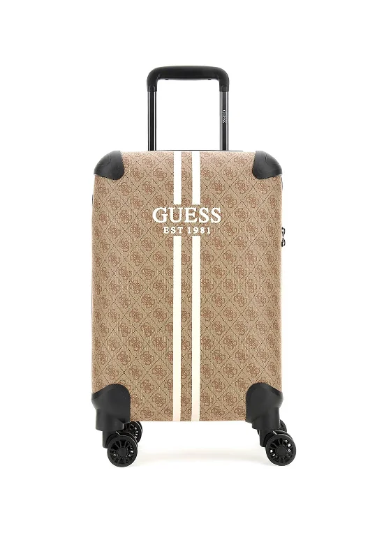 Guess Mildred Travel 18” Wheel Spinner Suitcase, Latte