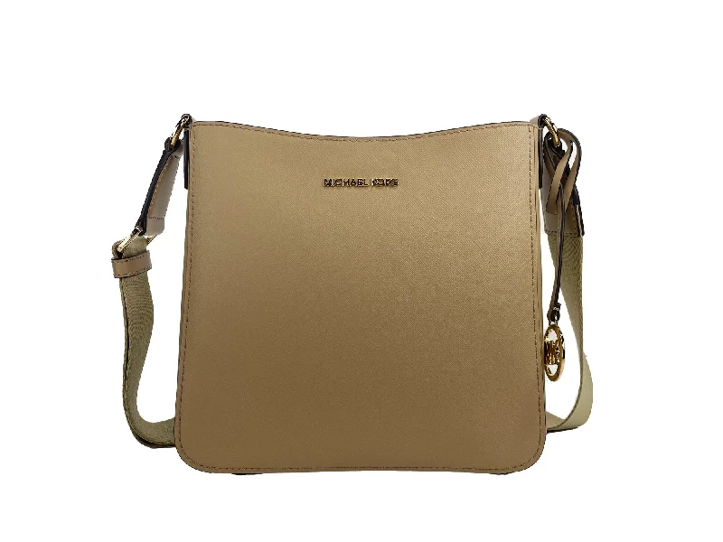 Michael Kors Jet Set Small Messenger Crossbody Bag Women's Camel