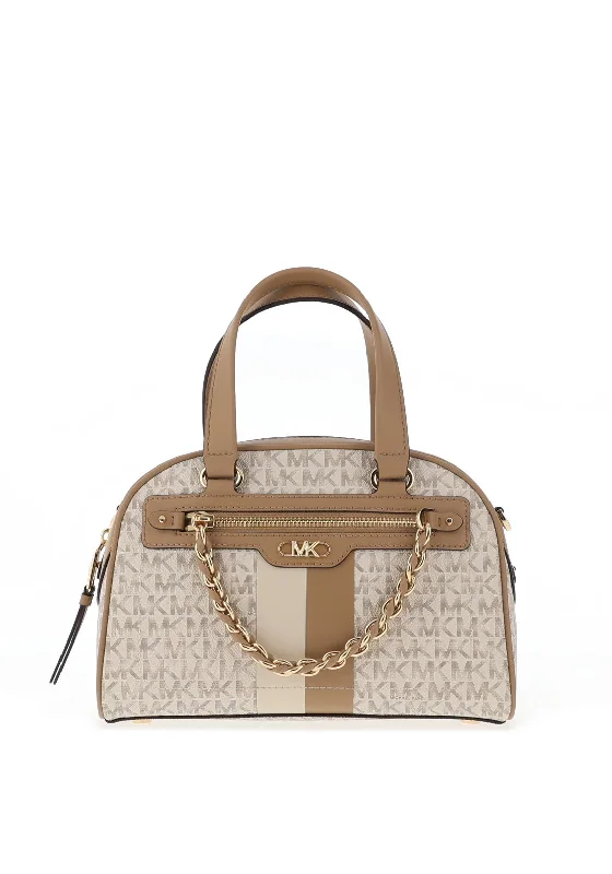 MICHAEL Michael Kors Williamsburg Satchel Bag, Vanilla Multi