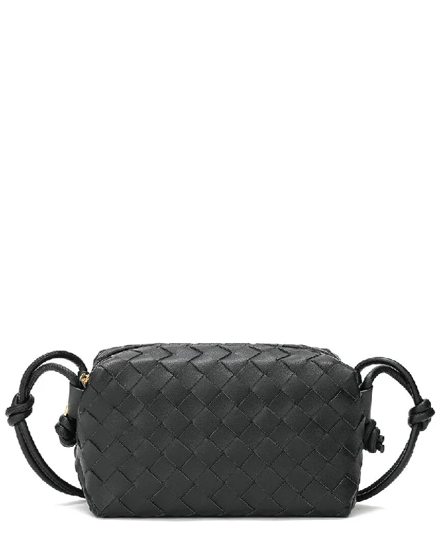 Tiffany & Fred Paris Woven Leather Crossbody