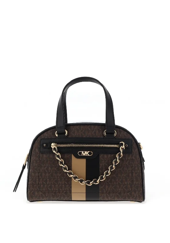 MICHAEL Michael Kors Williamsburg Satchel Bag, Black Multi