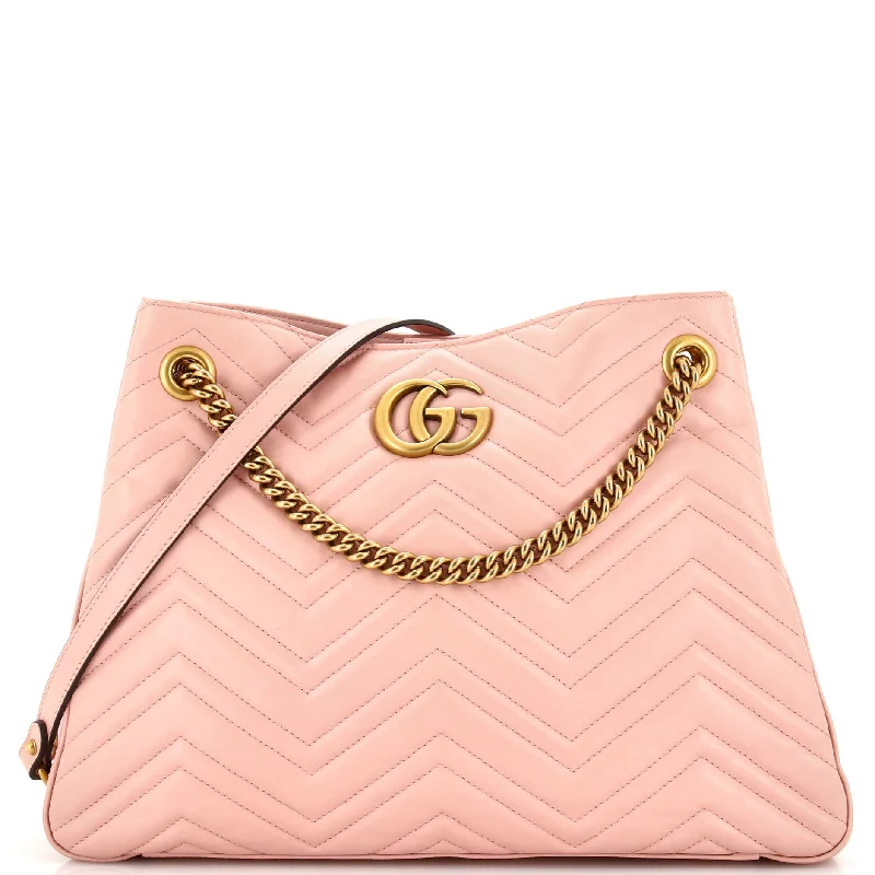 GG Marmont Chain Shoulder Bag Matelasse Leather